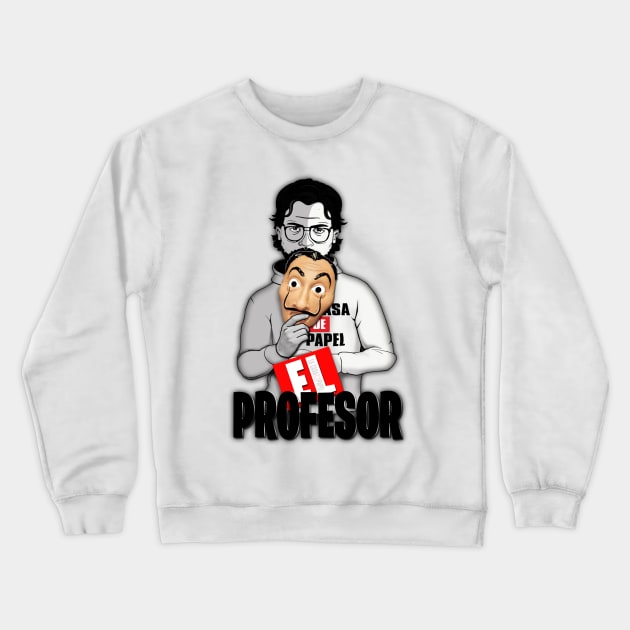 El Profesor Crewneck Sweatshirt by AnimeWorld